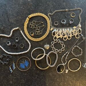 Elegant Gold and Silver Necklace Lot